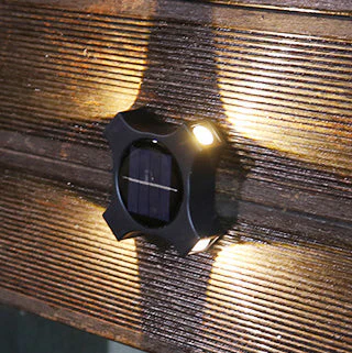 Modernes Solar-Aussenlicht mit Industriellem Design für Gartenbeleuchtung