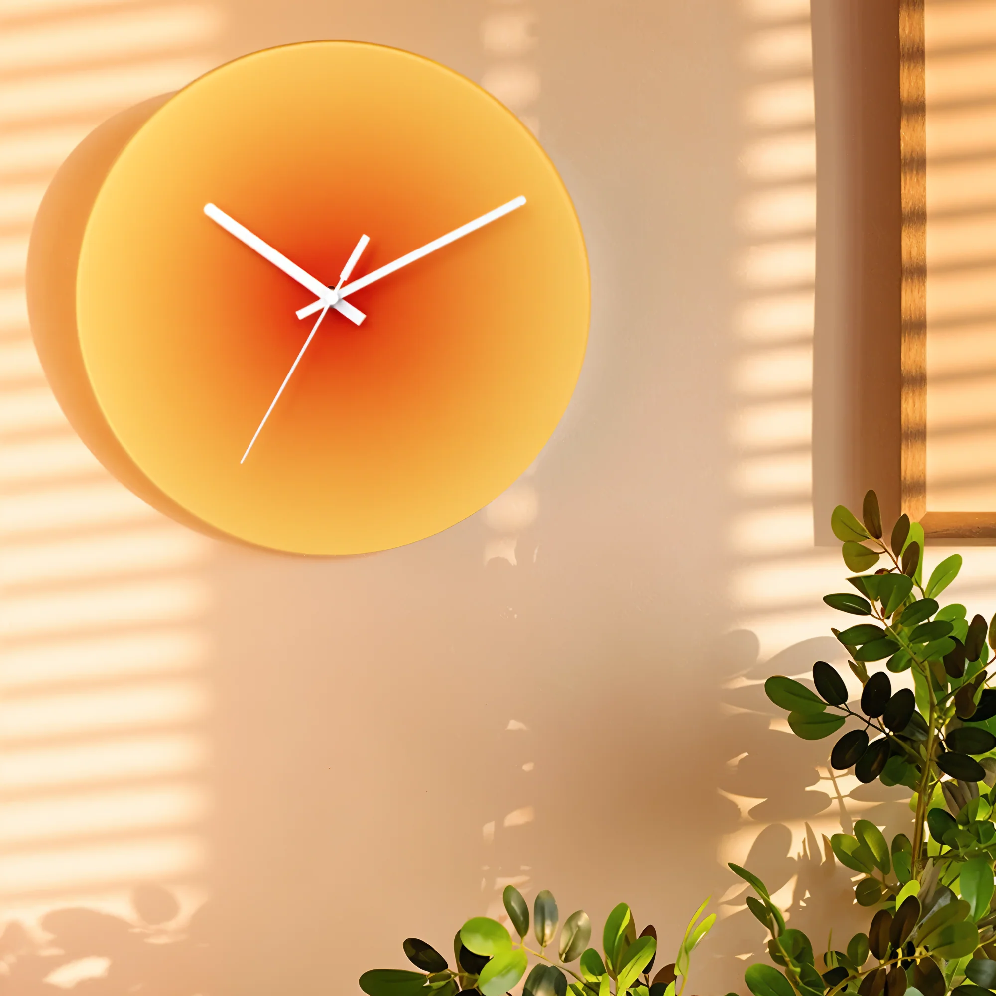 Bunte Wanduhr Modern aus Glas – Stilvoller Hingucker mit Leisem Quarzwerk