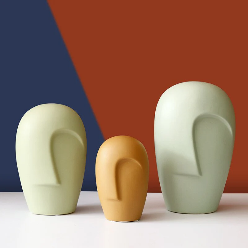 Minimalistische Keramikvase für Elegantes Wohnzimmerdekor