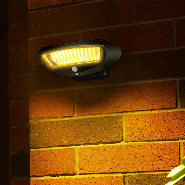 Moderne Solar Außenwandleuchte mit Bewegungsmelder und Wasserdichtem Design