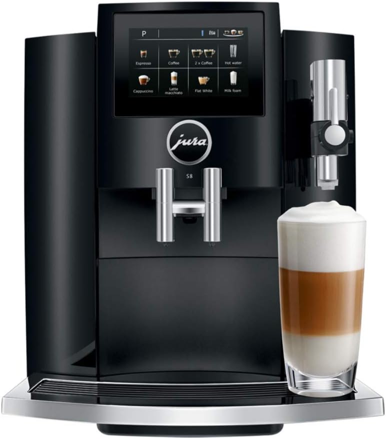 Jura S8 15212 Automatic Coffee Machine w/PEP 64oz Capacity Programmable