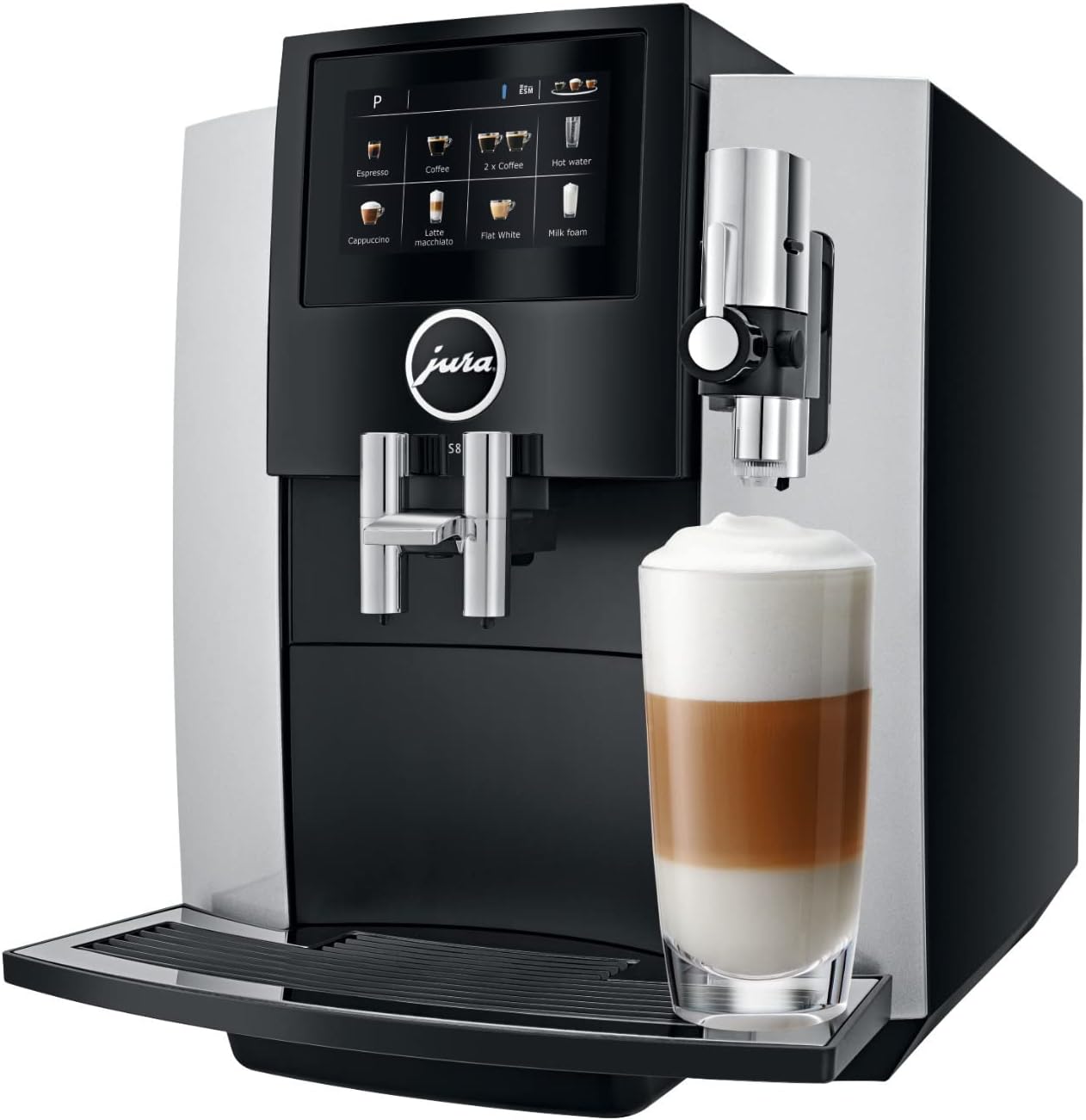Jura S8 15212 Automatic Coffee Machine w/PEP 64oz Capacity Programmable