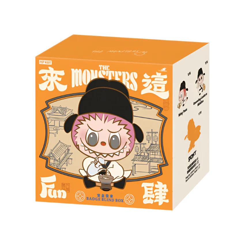 Labubu The Monsters Let's Have Fun Together Series Badge Single Blind Box