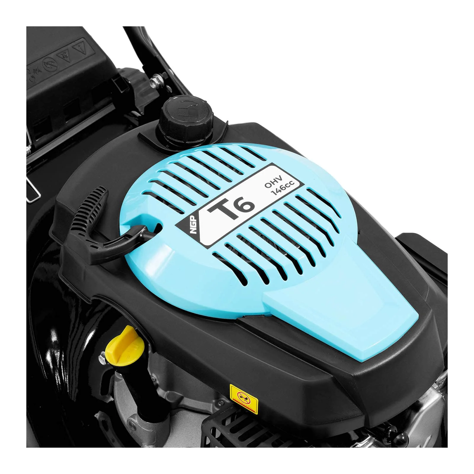 Tondeuse à gazon thermique tondeuse thermique tondeuse thermique tractée 2.6 k w / 146 cm largeur de coupe de 457 mm autopropulsion autopropulsée  14_0007482