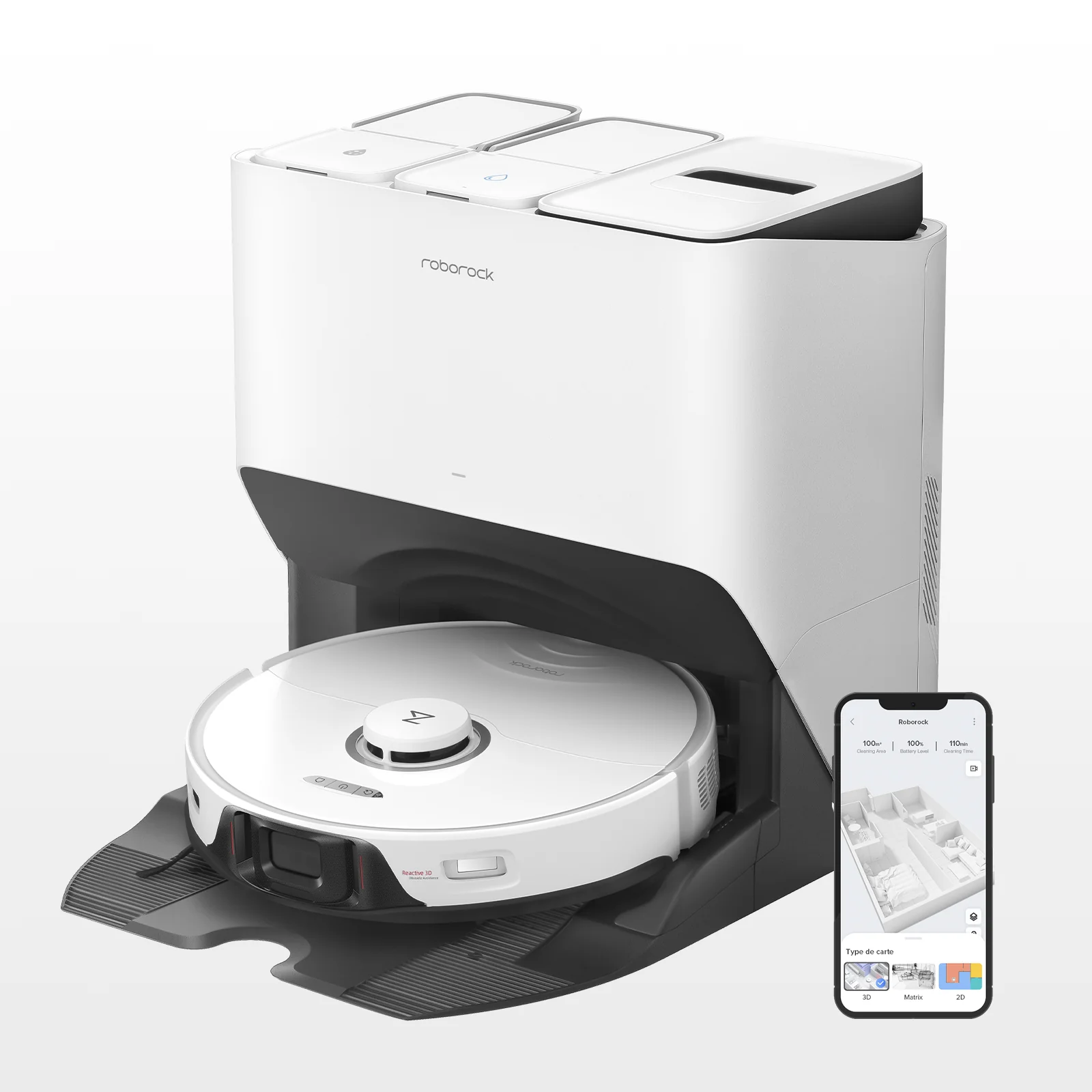 Aspirateur robot Roborock S8 Pro Ultra avec RockDock® Ultra