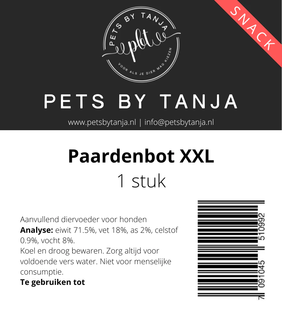 Paardenbot XXL hondensnack