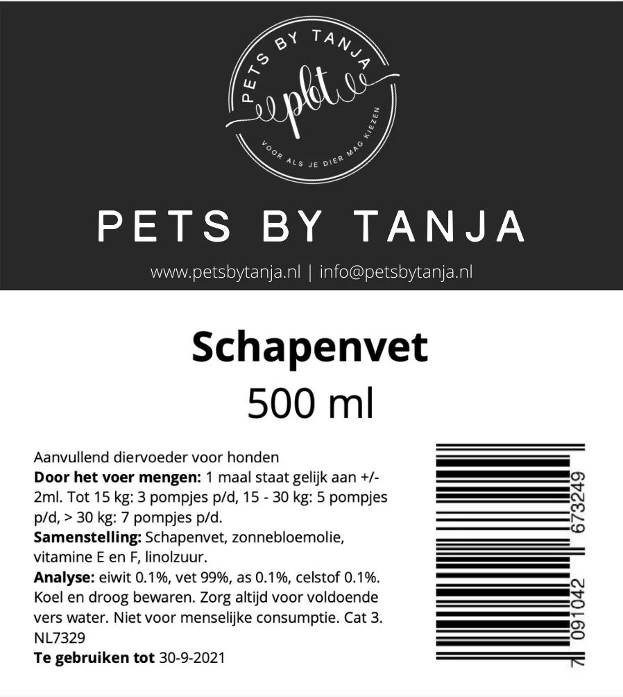 Schapenvet 500 ml supplement