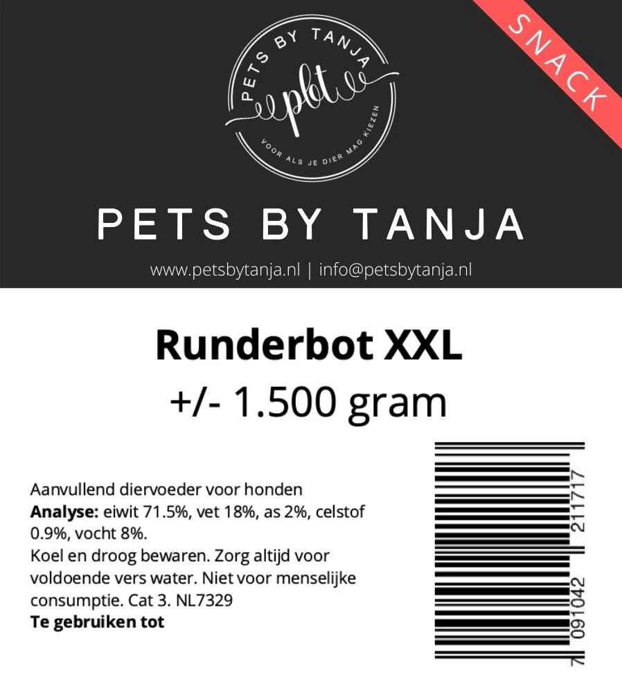 Runderbot XXL hondensnack