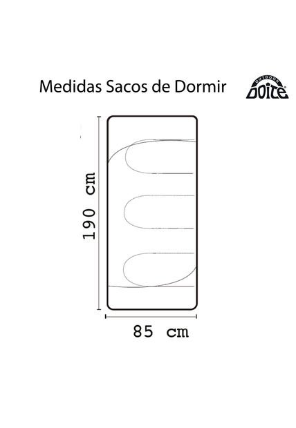 Saco De Dormir Compass Light Blue Doite