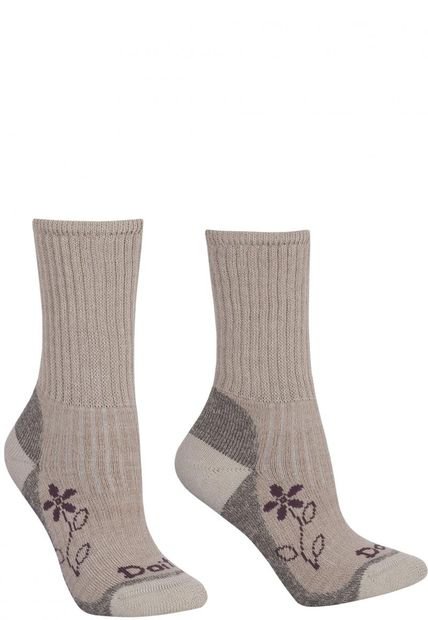 Calcetines Mujer Trekker Crew Beige