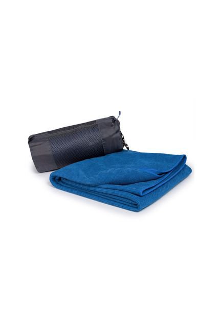 Toalla Microfibra Talla M Azul