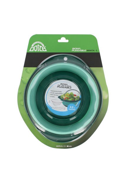 Silicona Bowl Plegable Minta L Doite