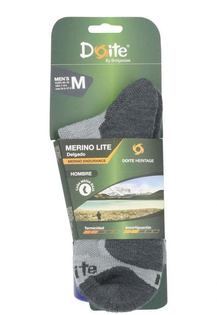 Calcetines Hombre Merino Lite Gris