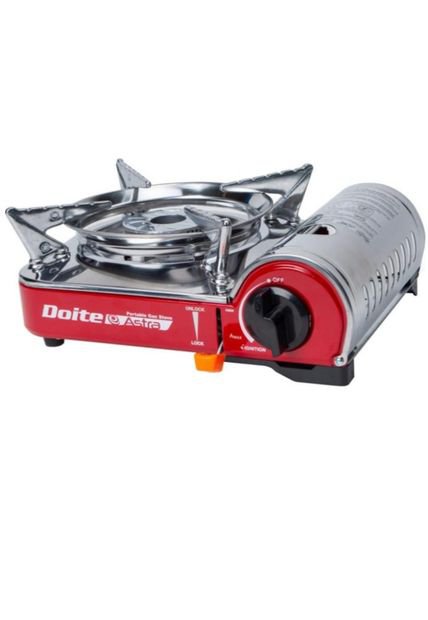 Pack Cocinilla Sobremesa Astra + 4 Gas 227 Grs Rojo Doite