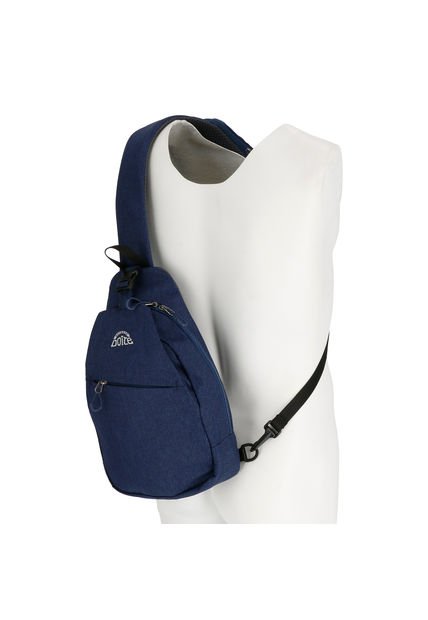 Bolso Sling Clam L Navy Doite