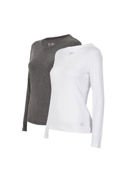 Pack 2 Camisetas Thermoactive Mujer Multicolor Doite