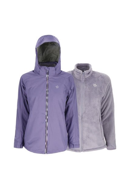 Chaqueta 3 En 1 Trevor Wp Mujer Purple Doite