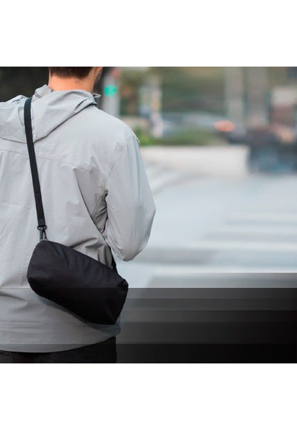 Bolso Banano TwinCross Black Doite