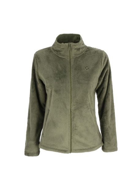 Chaqueta Peludo Vislan Mujer Olive Doite