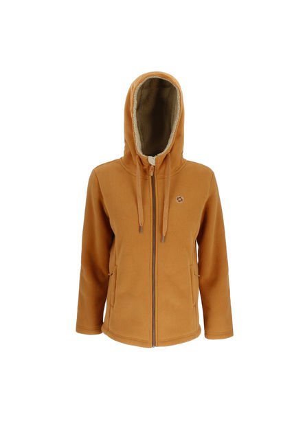 Chaqueta Peludo Wooly Mujer Mustard Doite