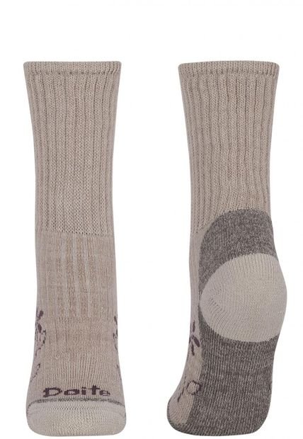 Calcetines Mujer Trekker Crew Beige