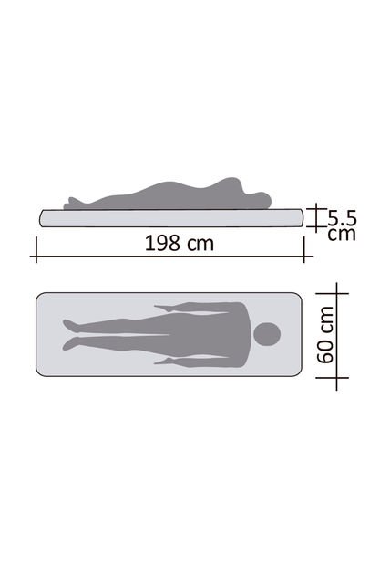 Colchoneta Autoinflable Gammut Amarillo Doite