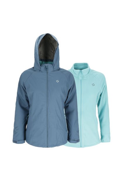 Chaqueta 3 En 1 Parbat Wp Mujer Blue Doite