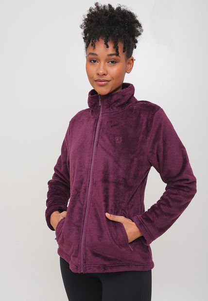 Chaqueta Doite Peludo Vislan EXS Morado - Calce Regular