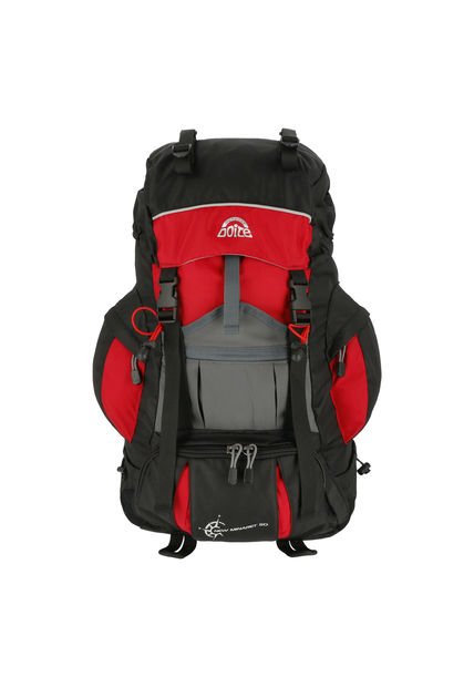 Mochila New Minaret 50 Black Red Doite