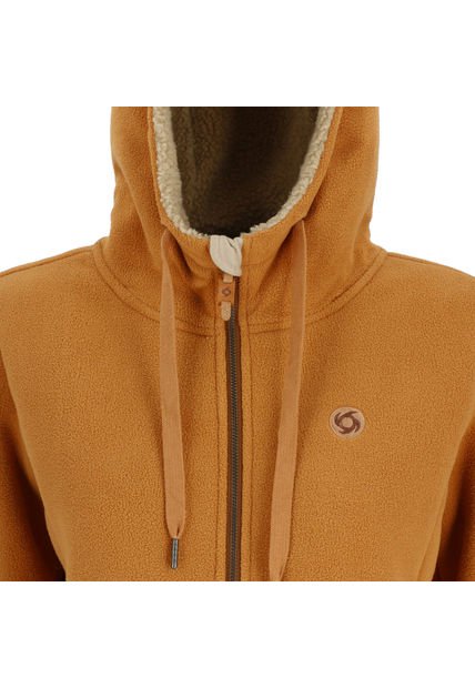 Chaqueta Peludo Wooly Mujer Mustard Doite