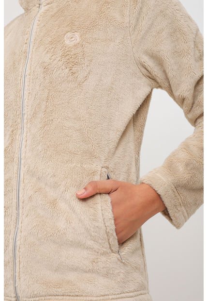 Chaqueta Doite Peludo Vislan EXS Beige - Calce Regular