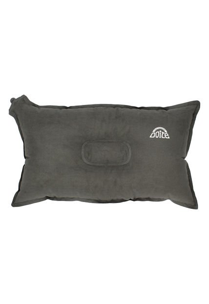 Almohada Autoinflable Suede Gris Doite