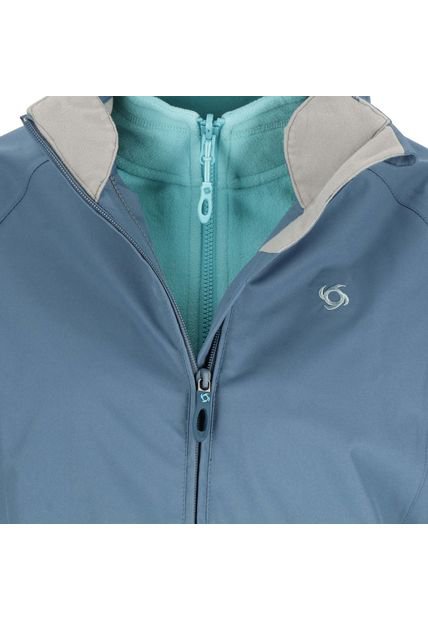Chaqueta 3 En 1 Parbat Wp Mujer Blue Doite