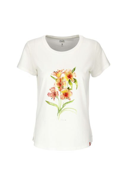 Polera Manga Corta Astromelia Women White Doite