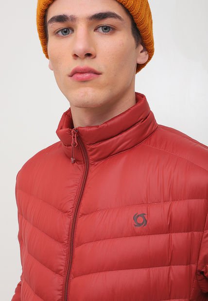 Chaqueta Doite Eboni Stripe Rojo - Calce Regular