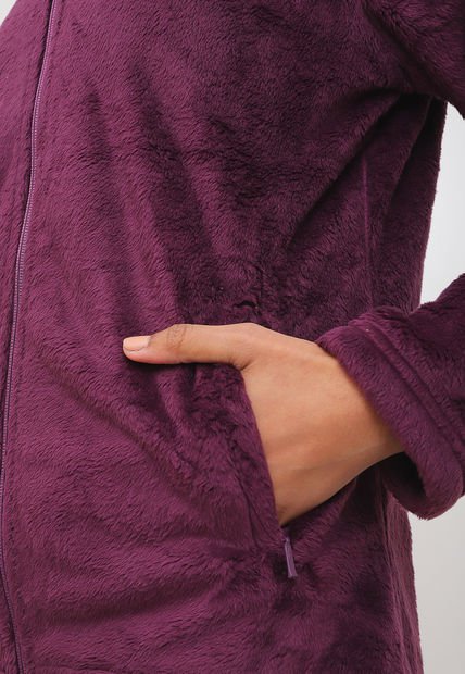Chaqueta Doite Peludo Vislan EXS Morado - Calce Regular