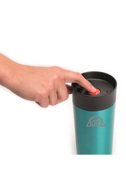 Set De 2 Termos One Touch Mug 350ml. Verde Negro Doite
