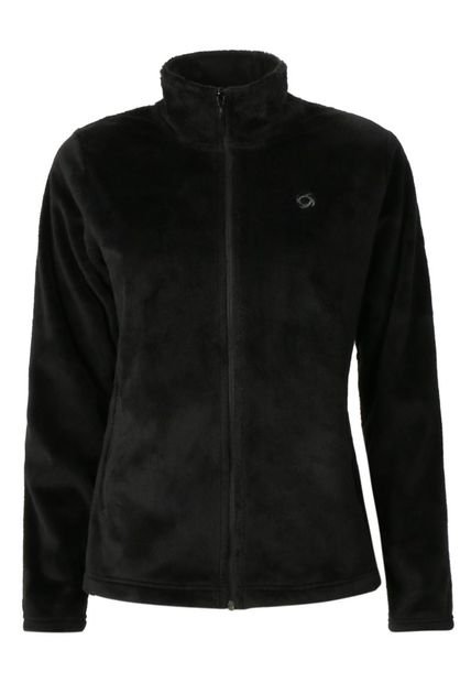 Chaqueta Peludo Vislan Mujer Negro Doite