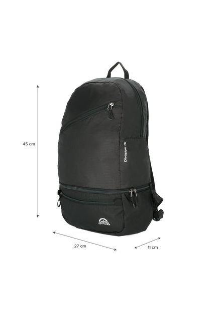 Mochila Compactable Division 18 Negro