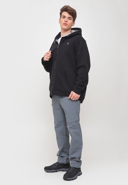 Chaqueta Poleròn Doite Peludo Ram Negro - Calce Regular