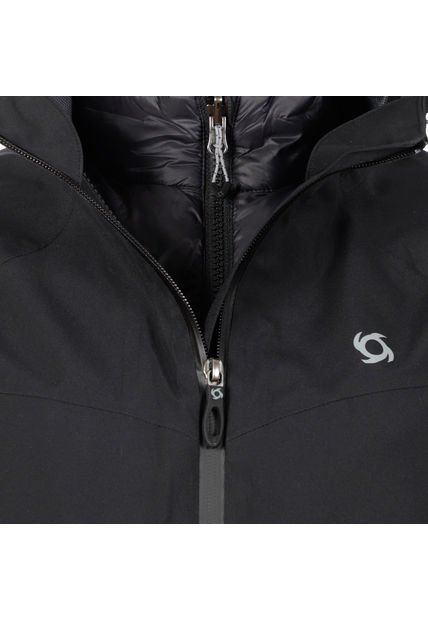 Chaqueta 3 En 1 Skada Mujer Negro Doite