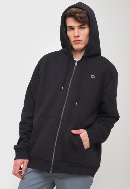 Chaqueta Poleròn Doite Peludo Ram Negro - Calce Regular