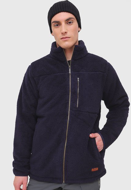 Chaqueta Doite Pardo Azul - Calce Regular