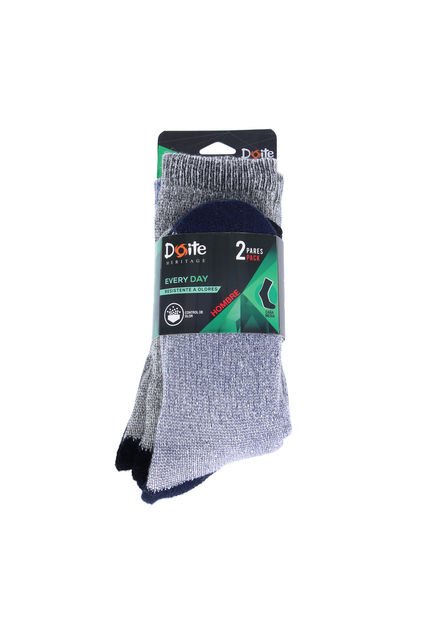 Pack 2 Pares Calcetines Every Day Hombre Gris Doite