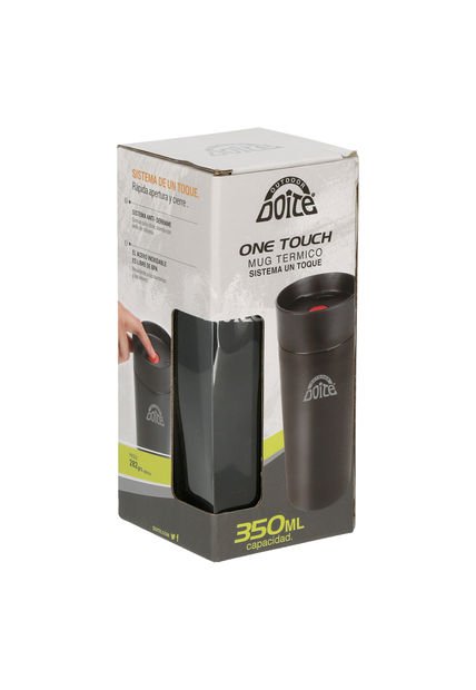 Termo One Touch 350ml. Negro Doite