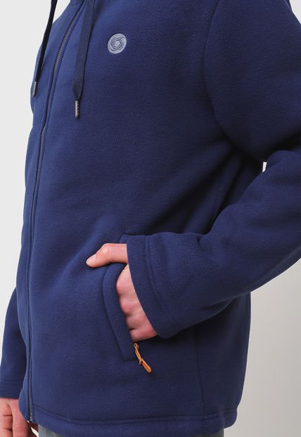 Chaqueta Poleròn Doite Peludo Wooly Azul - Calce Regular