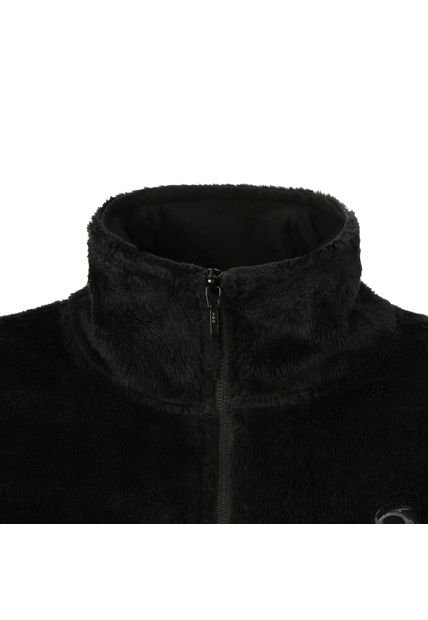 Chaqueta Peludo Vislan Mujer Negro Doite