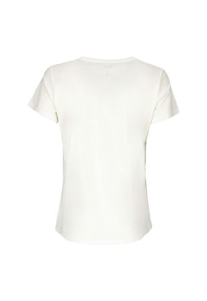 Polera Manga Corta Astromelia Women White Doite