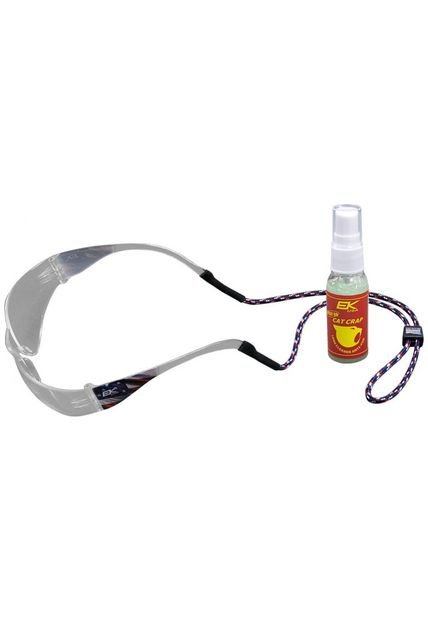 Kit Lentes De Seguridad Con Desempañador EK Gris