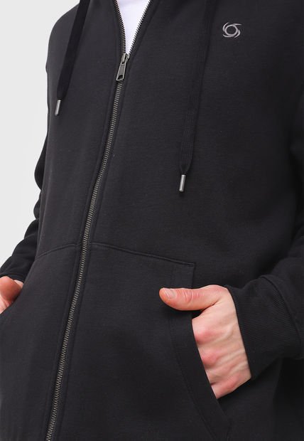 Chaqueta Poleròn Doite Peludo Ram Negro - Calce Regular